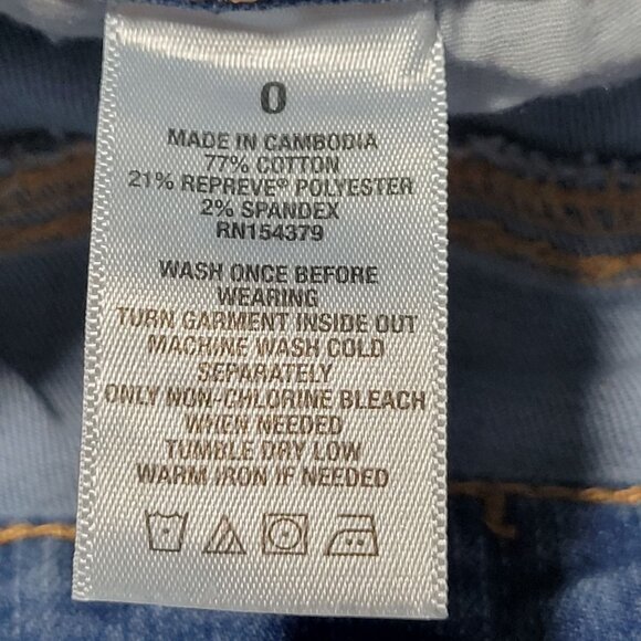 Aeropostale High Rise Jegging Jeans Womens Size 0 Medium Wash Denim Pants - Picture 5 of 5